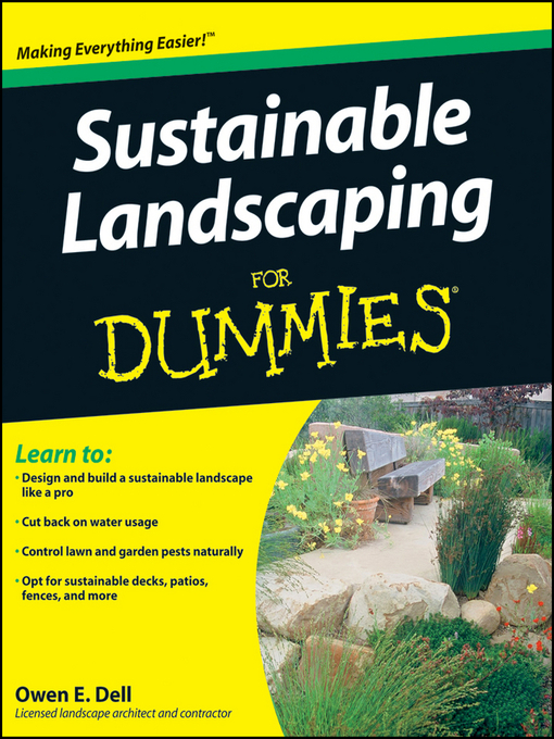 Title details for Sustainable Landscaping For Dummies® by Owen E. Dell - Wait list